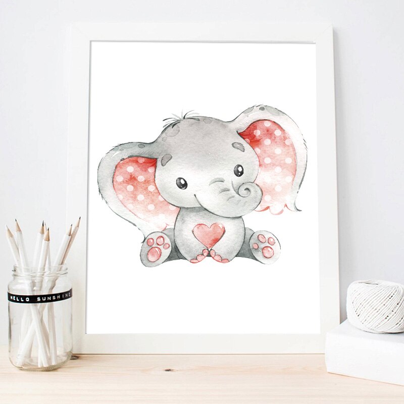 Baby Elephant, canvas