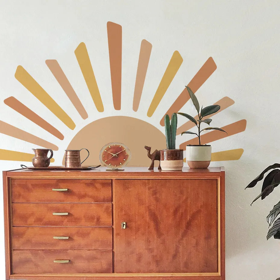 Boho Sunrise, Wall Sticker