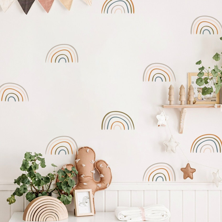 Boho Rainbow&Stars, Wall Stickers
