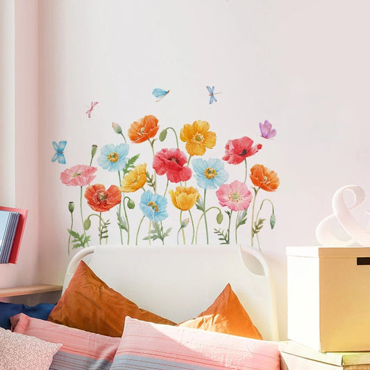 Beautiful Flowers, Wall Stickers