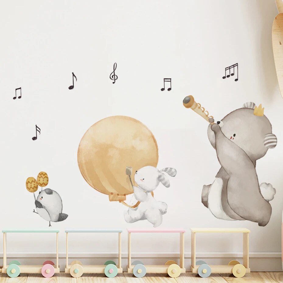 Music Animals, Wall Stickers