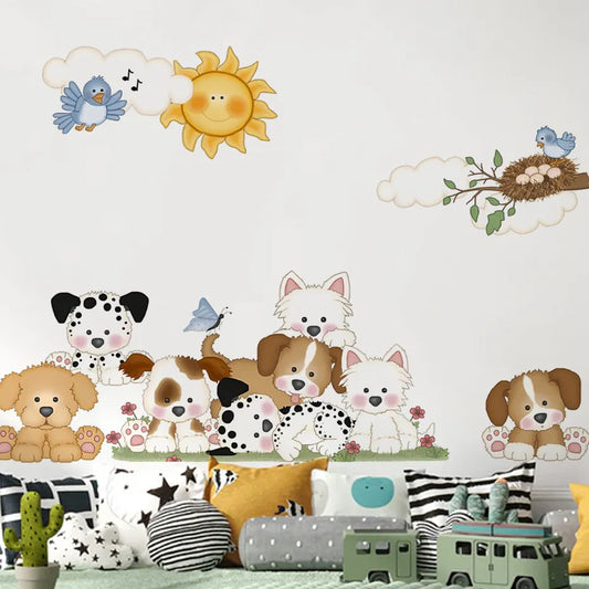 Cute Dogs, Wall Stickers