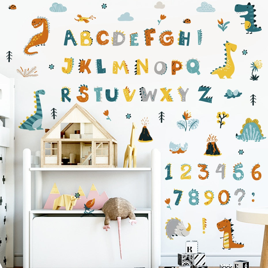 Learning Alphabet and Numbers, Wall Stickers