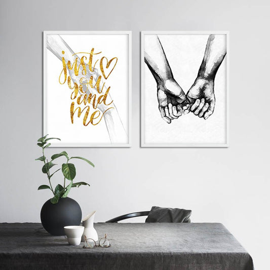 Just you and me, canvas