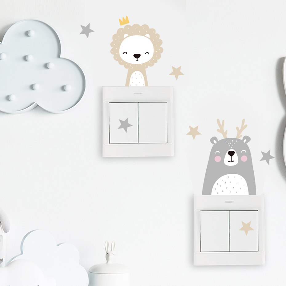 Little Smiling Animals, Wall Stickers
