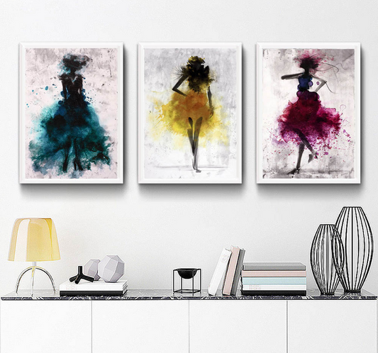 Pretty woman, canvas