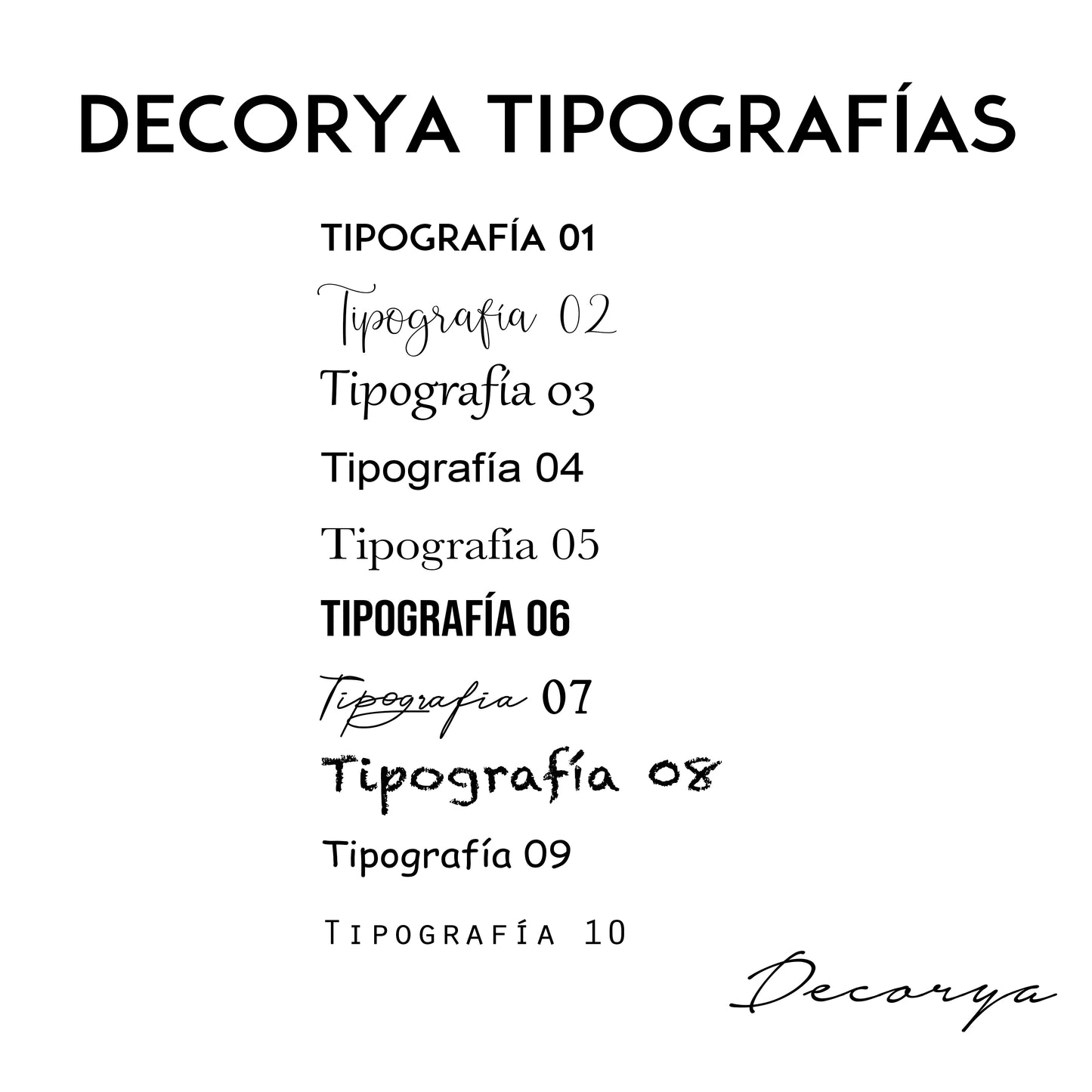 Decorya Personalized, canvas
