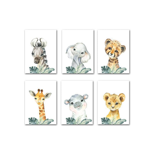 Kawaii Baby Animal, canvas