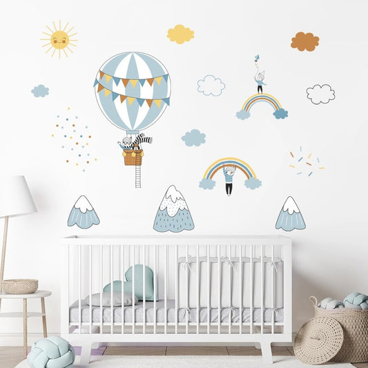Hot Air Balloon, Wall Stickers