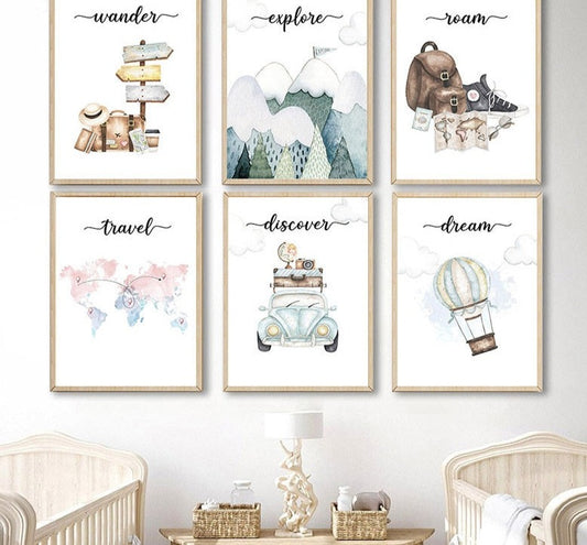 Explore Adventure, canvas