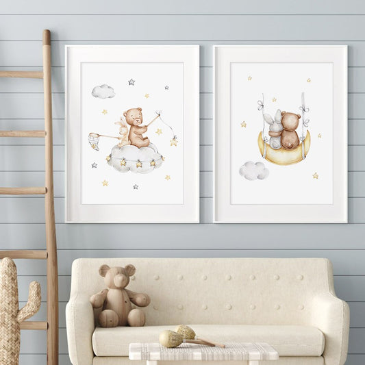 Bear Life Personalized, canvas