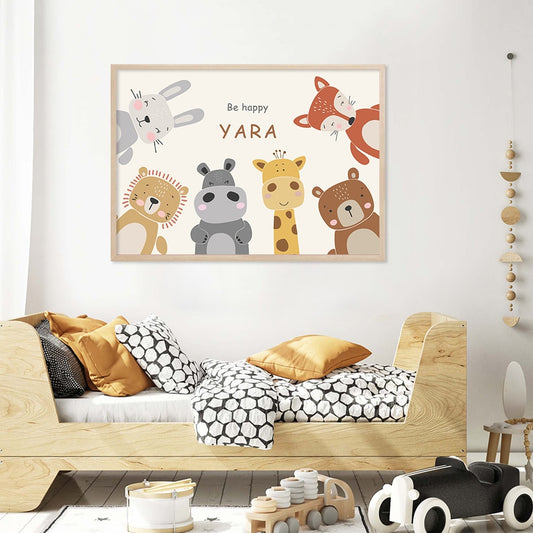 Personalized Cartoon Baby, canvas