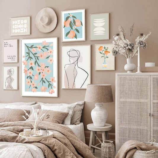 Boho Modern Home, canvas