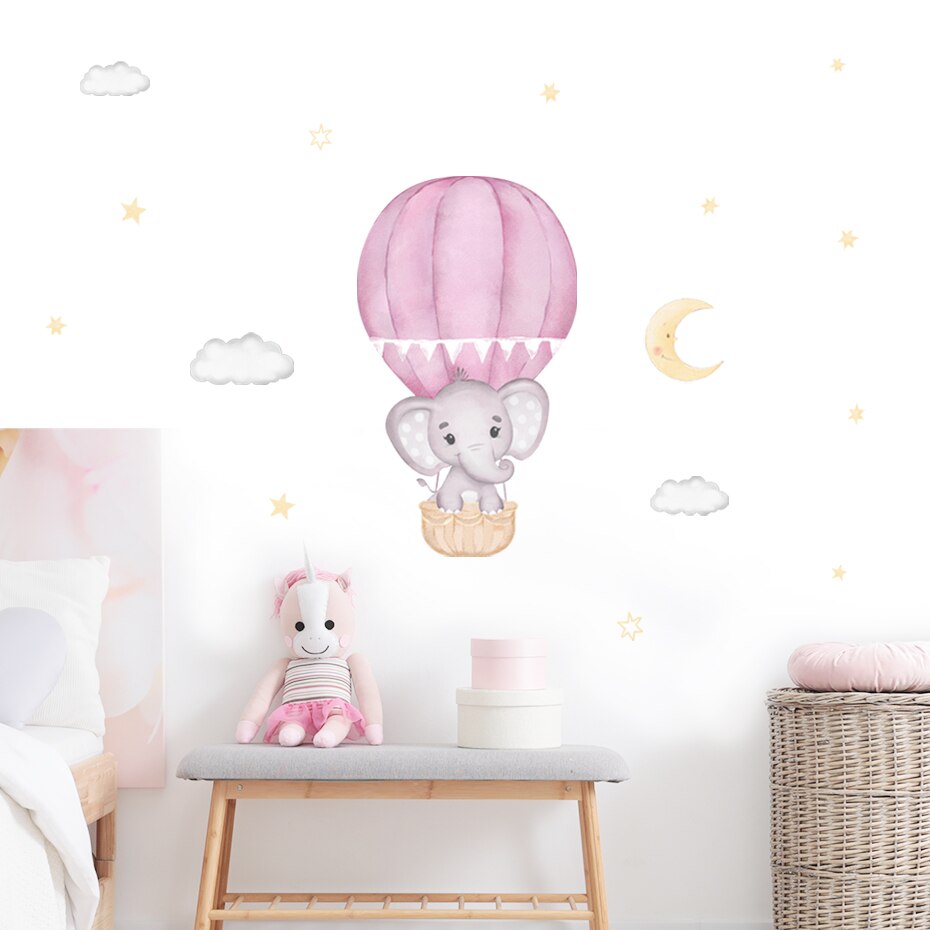 Elephant Balloon, Wall Stickers