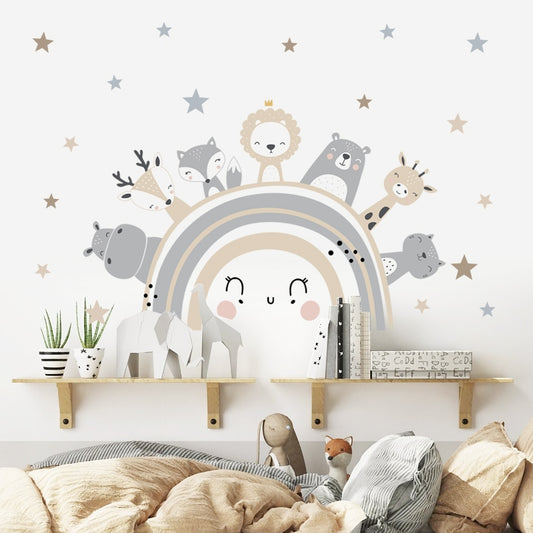 Animals Rainbow, Wall Stickers