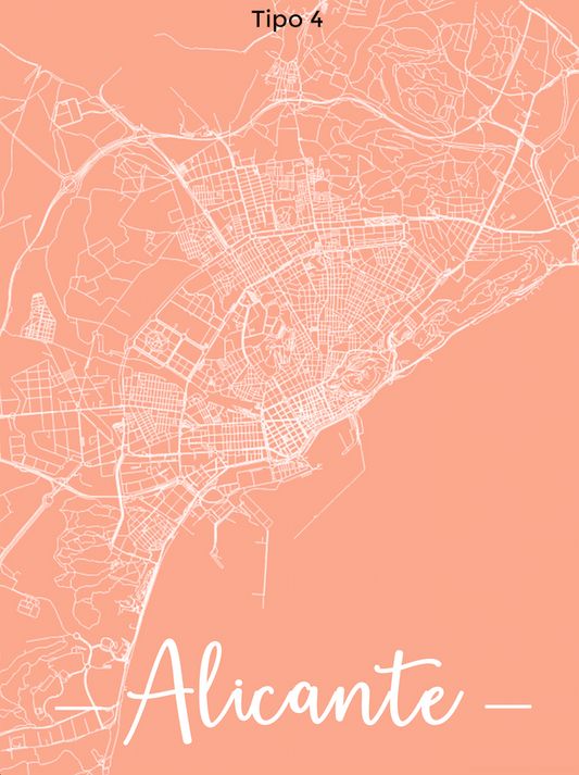 Personalized Maps Type 4, canvas