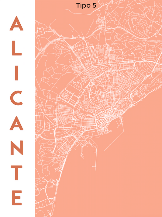 Personalized Maps Type 5, canvas