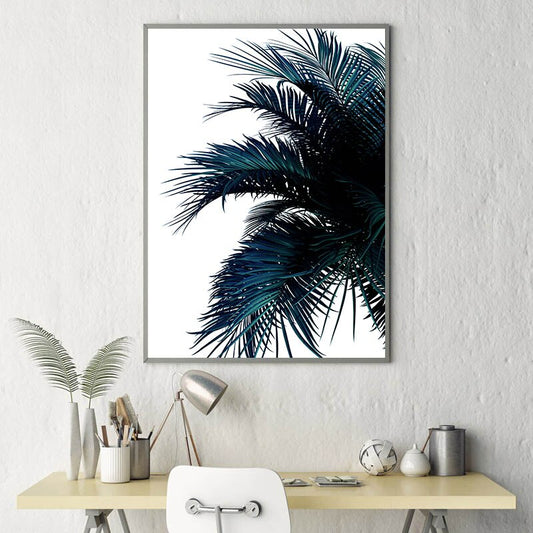 Blue Banana Palm, canvas