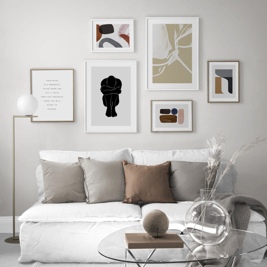 Abstract Color Block, canvas