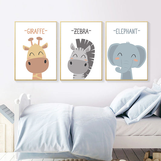 Zoo babies, canvas