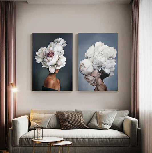 Floral Beauty, canvas