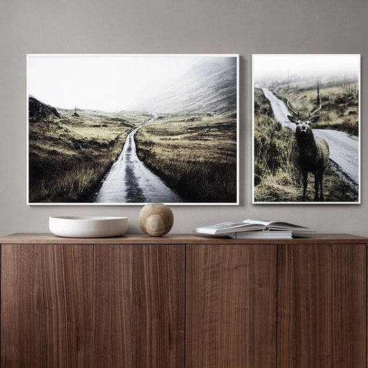 Foggy Morning, canvas