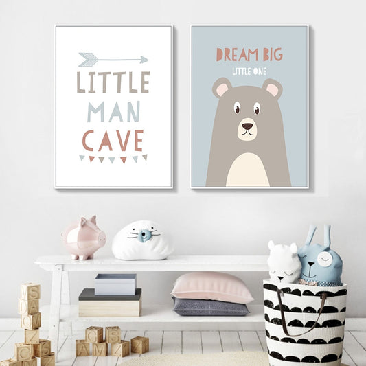 Little Man Cave, canvas