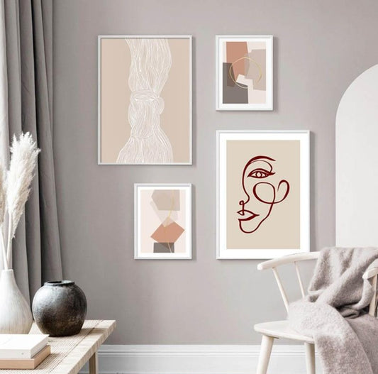 Geometric Tones, canvas