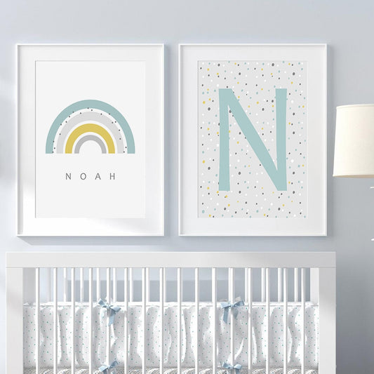 Custom Rainbow Name Personalized, canvas