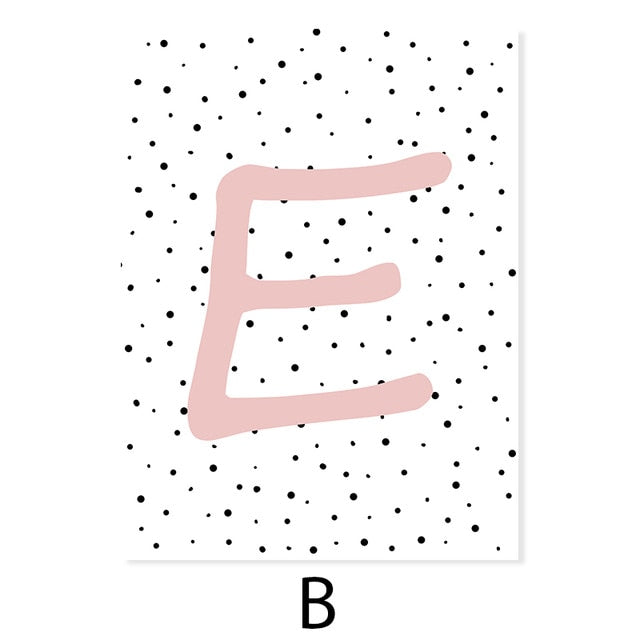 Pink Rainbow Personalized Name, canvas