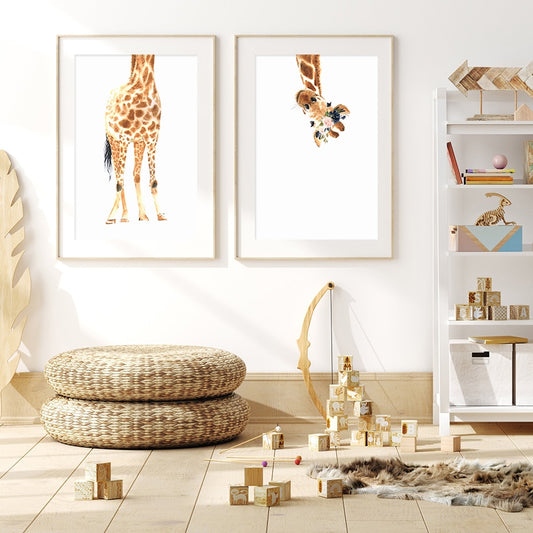Funny Giraffe, canvas