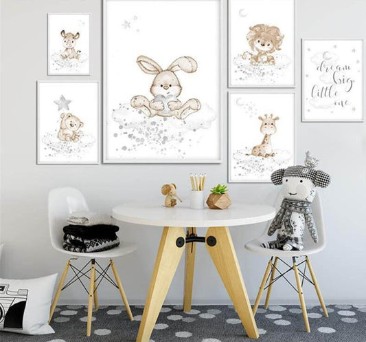 Adorable babies, canvas