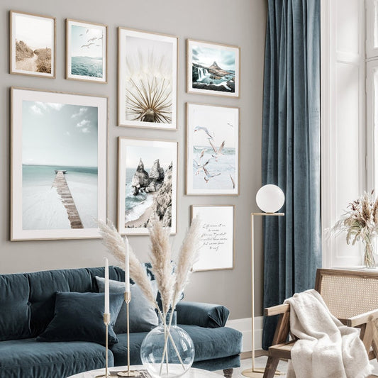 Clear waters, canvas