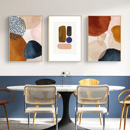 Autumn Geometric, canvas