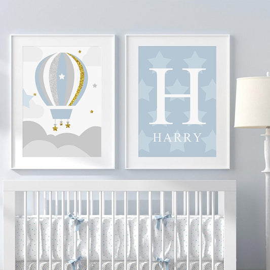 Personalized Baby Blues, canvas