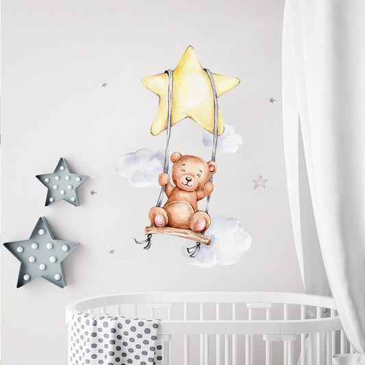 Teddy Bear Balloons, Wall Stickers