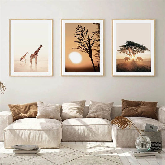 African Savanna, canvas