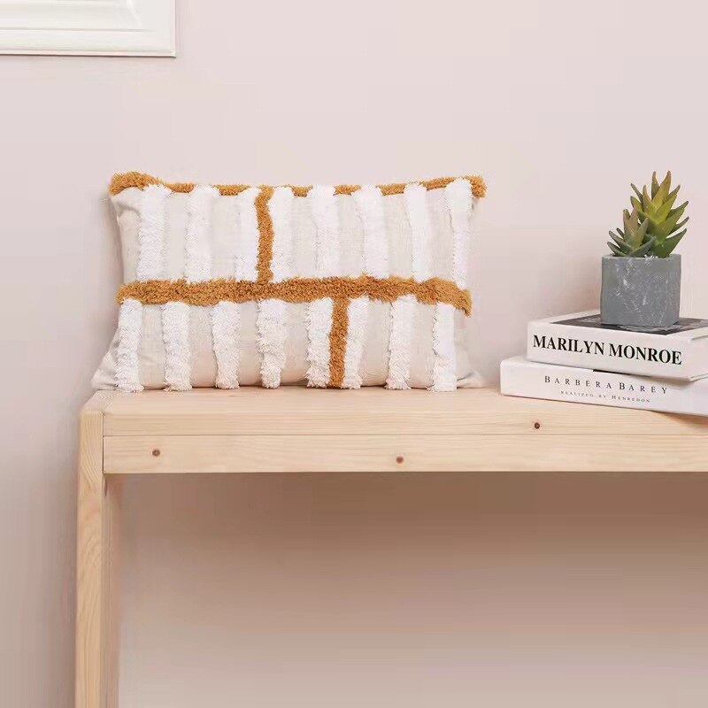 Mustard Stripes Tufted