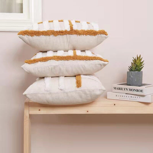 Mustard Stripes Tufted