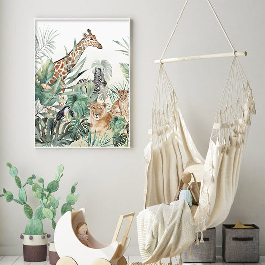 Tropical Safari, canvas