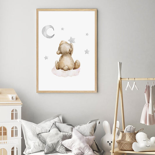Balloon Bear, canvas