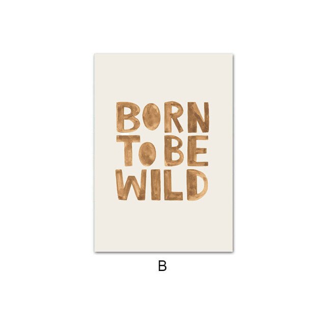 Born to be wild, canvas