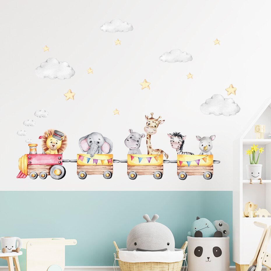 Animals Train, Wall Stickers