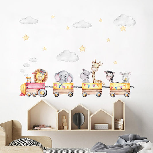 Animals Train, Wall Stickers