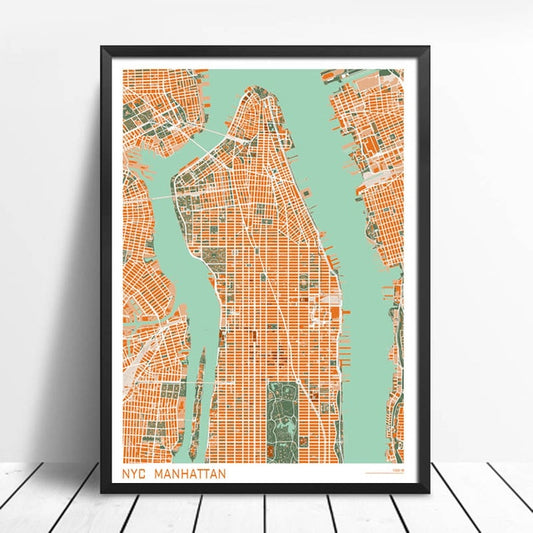 Famous Cities, canvas