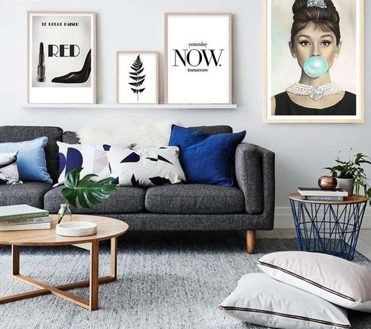 Audrey Hepburn, canvas