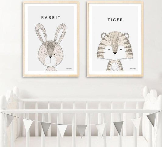 Kawaii Animals, canvas