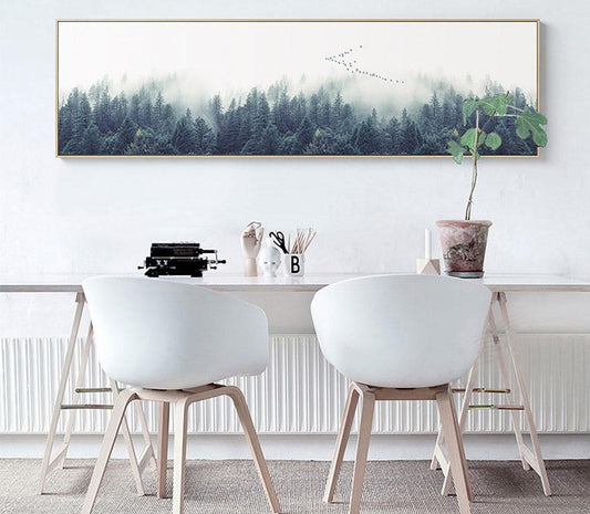Panoramic Nordic Forest, canvas