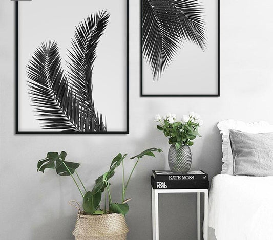 Minimal palm, canvas