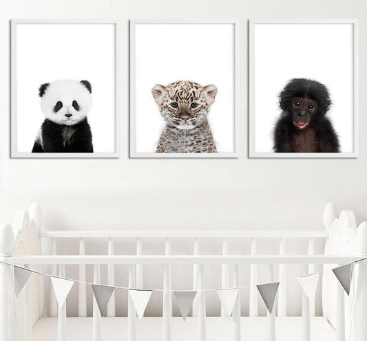 Fluffy babies, canvas